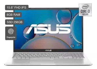 Laptop Asus X515ja 15.6' Fhd I3 10th 8gb 256ssd W11 2nucleo