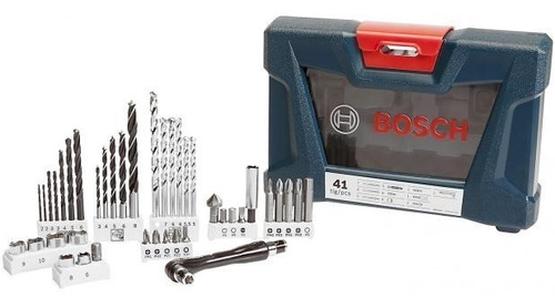 Jogo De Brocas E Bits V-line 41 Peças Bosch