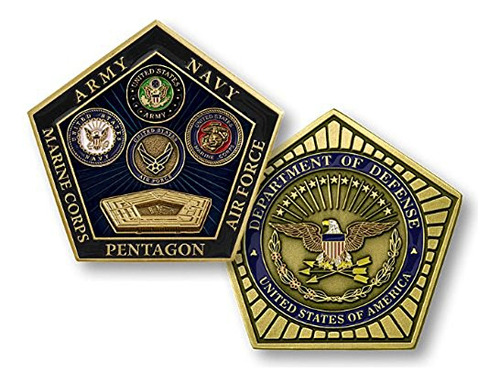 Pentagono Departamento De Defensa Challenge Coin