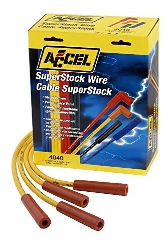Acel 4040 Cable De Bujía Conjunto De 8 Mm De Super Stock Gra