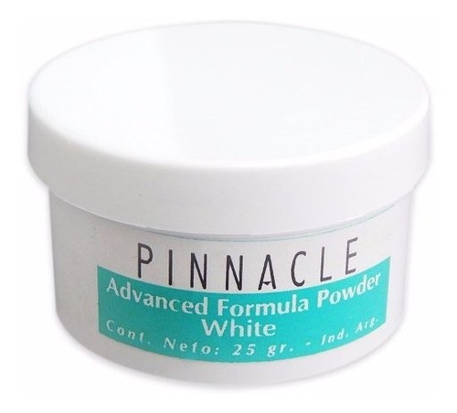 Pinnacle Advanced Formula Powder Blanco Polvo Esculpir Uñas
