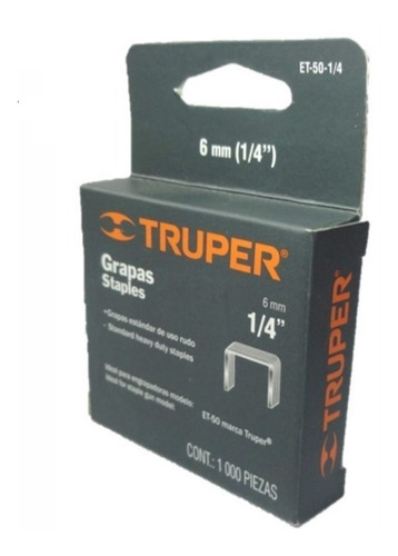 Grapa Grampa 6mm Engrampadora Truper Et50 Stanley Tr250 +reg