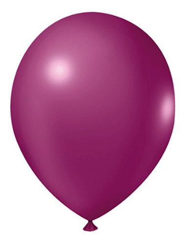 Balão 8 Polegadas Redondo Balões Joy 50und Cor Vinho