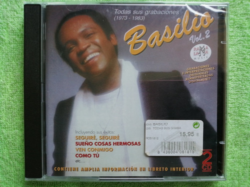 Eam Cd Doble Basilio Todas Sus Grabaciones 1973 - 1983 Cbs