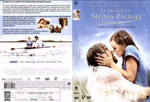 Diário De Uma Paixão - Dvd Seminovo Original Em Ótimo Estado