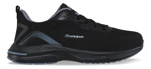 Imagen 2 de 8 de Tenis Pulmi Negro-gris Para Mujer Croydon