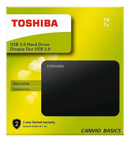 Disco Duro Externo Toshiba Canvio Basics 1tb Usb 3.0
