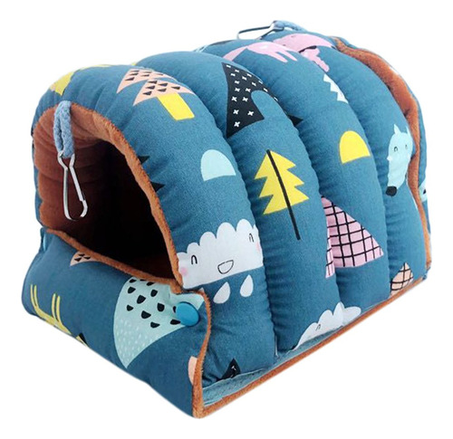 Mascota Hamaca Casa Swing Jugar Juguete For Aves Loro Cama