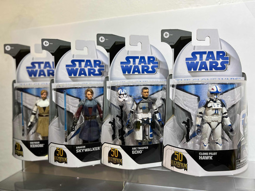 Anakin Obi Wan Echo Black Series Star Wars The Clone Wars (Usado)