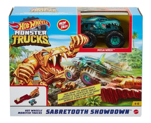 Hot Wheels Monster Trucks Ataque De Diente De Sable