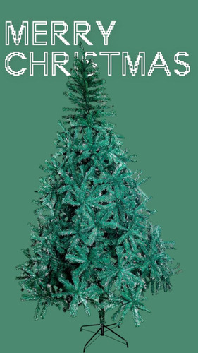 Árvore de natal tradicional Rocie 2,40m 1400 Galhos cor verde escuro