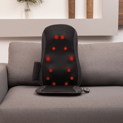 Assento De Massagem Para As Costas E Lombar Shiatsu 3d 127/220V