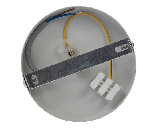 Lámpara Colgante Elio, 15 W, Base E27, Interior, Aluminio Estructura Gris