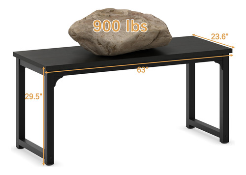 Escritorio Extra Grande 160 Cm Mesa Para Computadora Y Juego