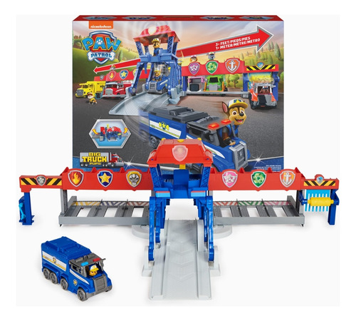 Paw Patrol Big Truck Pups Truck Stop Hq Con Luces Y Sonidos 