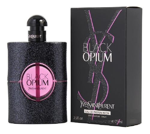 Black Opium Eau De Parfum Neon 75 Ml Nuevo Sellado, Original