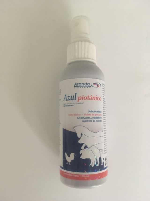 Spray Azul Cicatrizante Para Perros Cicatrizante P/mascotas Azul Piotánico De 120 Ml En Spray | Mercado Libre
