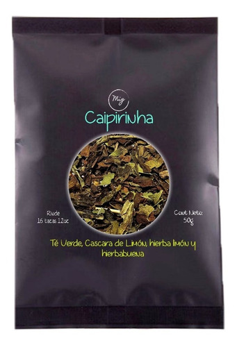 Té Verde + Cascara De Limón + Hierba Limón + Hierbabuena 50g