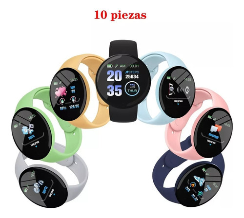 10 Relojes Inteligentes Mayoreo Relojes Pantalla Redonda Pro