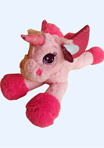 Unicornio Peluche Grande 78x42 Cm Aprox.