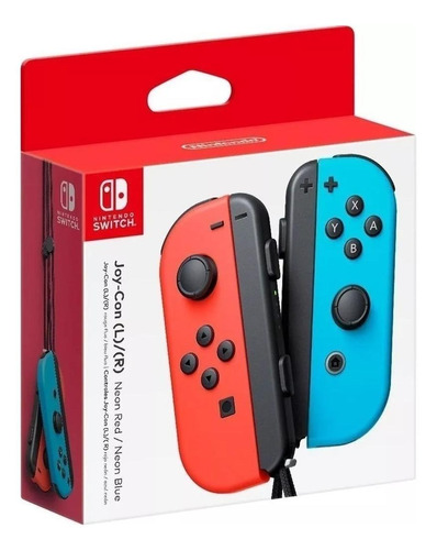 Imagen 1 de 2 de Joy - Con L Red R Blue Neón- Nintendo Switch Nuevo 