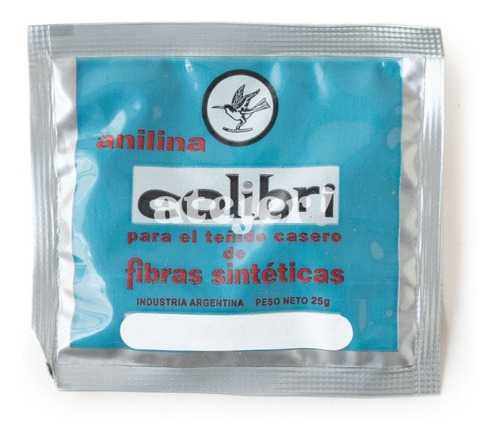 Imagen 1 de 2 de Anilinas Colibri Fibras Sintetica X 25 Gs Todos Los Colores