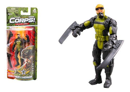 Figuras De Acción The Corps Decoder 1:18 Articulado Lanard