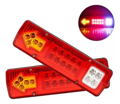 Kit Foco Led  Luces Para Trasera Camion Trasera Remolque 12v