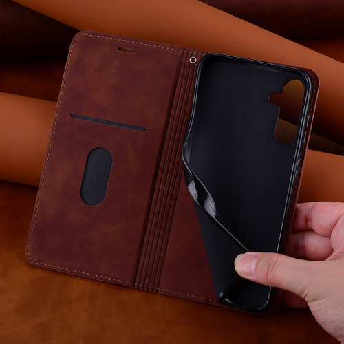 Funda De Piel De Alta Calidad Para Huawei Honor 9 Lite/9x 4g/9a/9c/9s, Piel Sintética, Soporte, Ranura, Prevención De Caídas