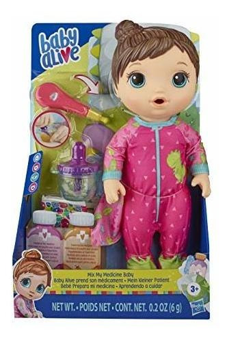 Baby Alive Mix My Medicine Baby Doll, Dinosaurio Gdkti