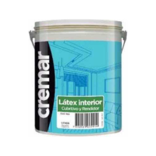 Pintura Látex Interior Cremar Súper Cubritivo 1 L + Rodillo