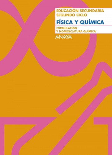 Libro - Formulacion Nomenclatura Quimica.(eso-bac.) 