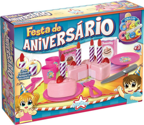 Imagem 3 de 3 de Bolo Crec Crec Festa De Aniversário Brinquedo Infantil