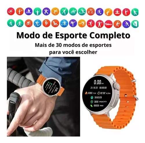 Smart watch esportivo masculino e feminino, relógio digital de