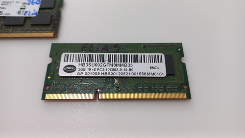 Par De Memória 4gb Ddr3 Do Notebook Positivo Premium Origin (Usado)