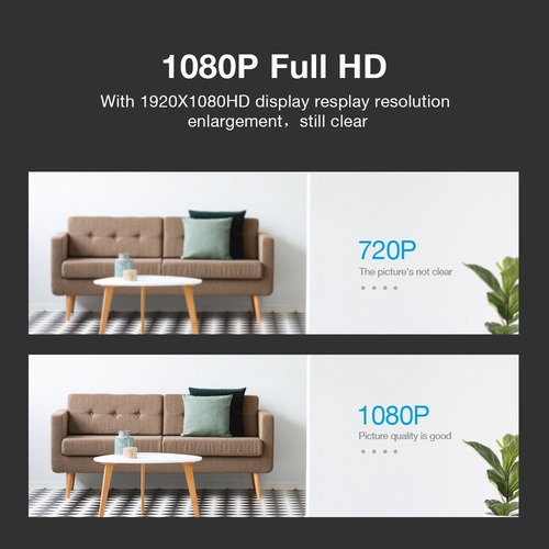 Imagen 4 de 10 de Cámara De Seguridad Inalámbrica 1080p Hd Wifi Al Aire Libre