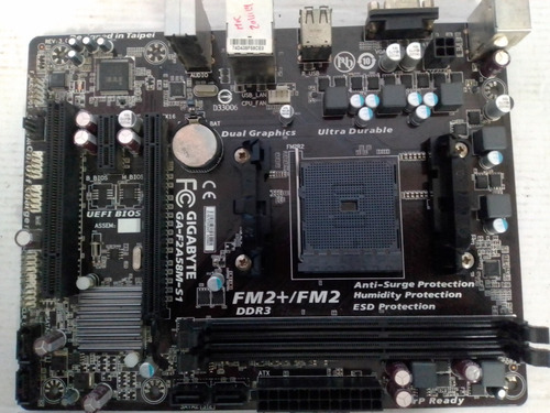 Placa Socket Fm2+ Ga-f2a58m-s1 Gigabyte A10/a8/a6/a4 (Usado)