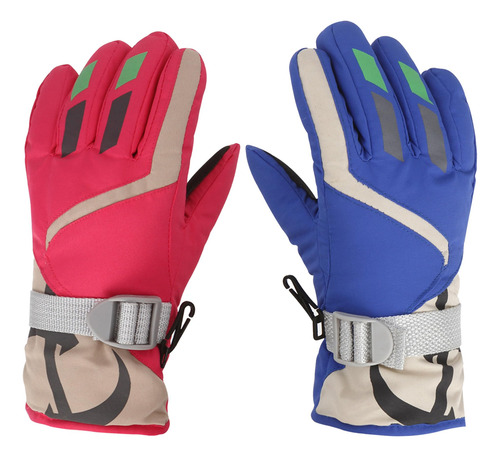 Guantes De Esquí Para Niños Guantes Nieve A Prueba De Viento