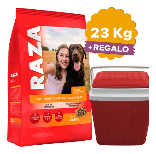 Alimento Perro Adulto Raza Carne 23 Kg + Regalo + Envío