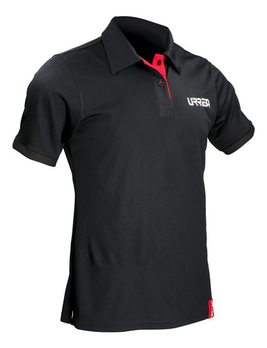 Playera Tipo Polo Dry Fit Para Caballero Color Negro Talla M