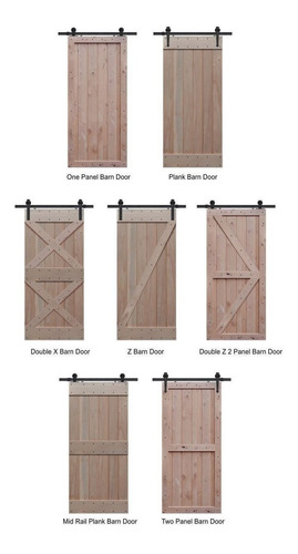 Puerta Corrediza Rustica De Madera Colgante.mdidas 0.80x2.05