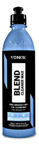 Cera Automotiva Líquida Vonixx Blend Cleaner 3 em 1 Carnaúba 500ml
