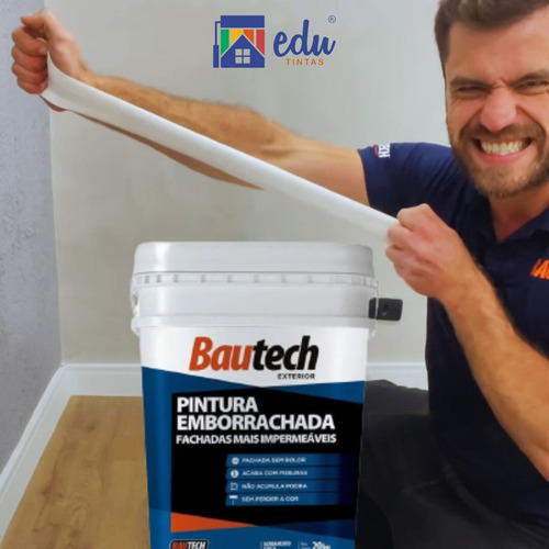 Bautech Emborrachada Excelente Resistência Ao Fissuramento