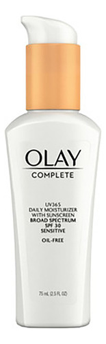 Olay Complete Lotion Moisturizer Sensitive Spf 30 75 Ml Loción Hidratante Completa Sensitive Spf 30 Spf Proporciona Hidratación Duradera Para Pieles Sensibles.