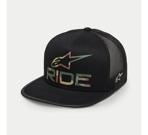 Jockey Alpinestars Ride 4.0 Camo Trucker  Negro 2024 