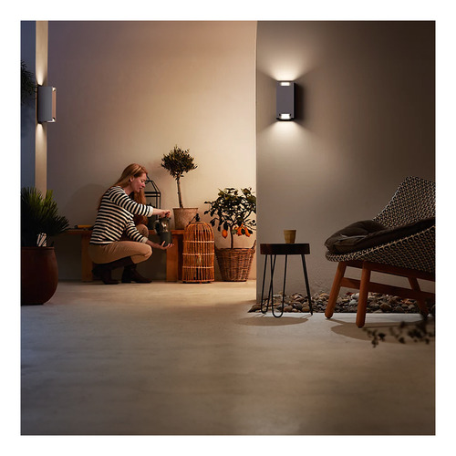 Apliqué Pared «trowel» Gris 5 W Gu10 Incluye Ampolleta
