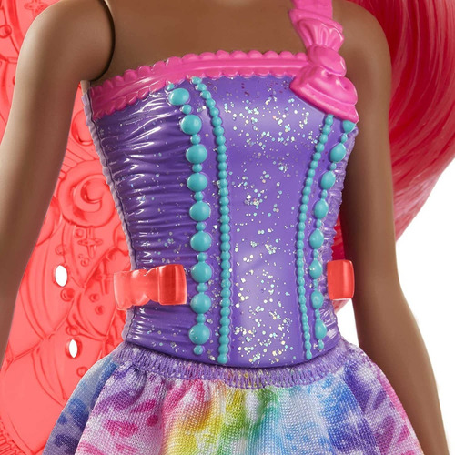 Barbie Dreamtopia Hadas Corona Y Alas Desmontables