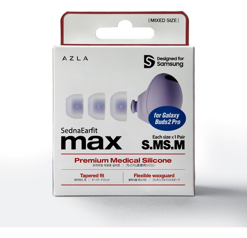 Azla Sednaearfit Max Para Galaxy Buds 2 Pro (s/ms/m), Puntas