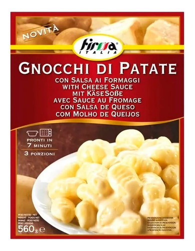 Gnocchi Com Molho De Queijo Firma Itália 560g