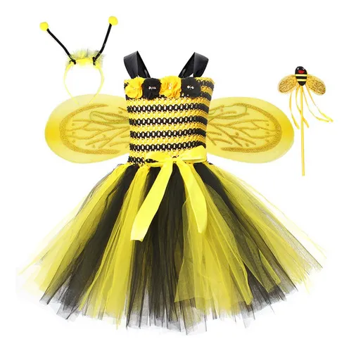 Disfraz de abeja para niña con tutu sale